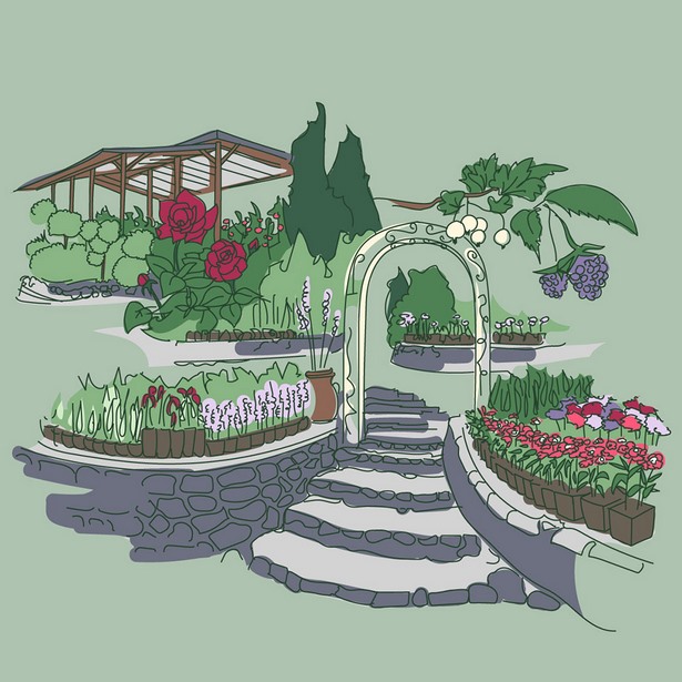 Steinterrassen bilder