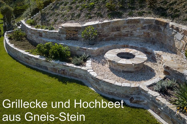 Naturstein feuerstelle