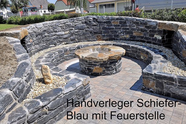 Naturstein feuerstelle