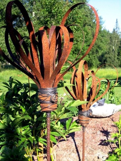 Rostige gartendeko