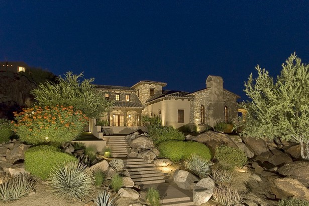 Wüste Landschaftsbau Ideen Vorgarten