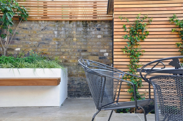 Zurück Garten Wand Ideen