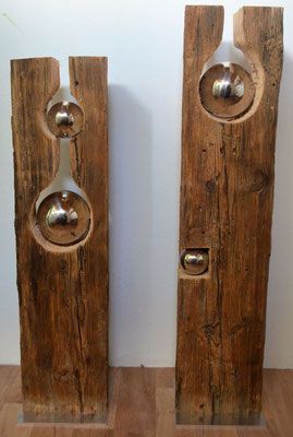Gartendeko aus altem holz