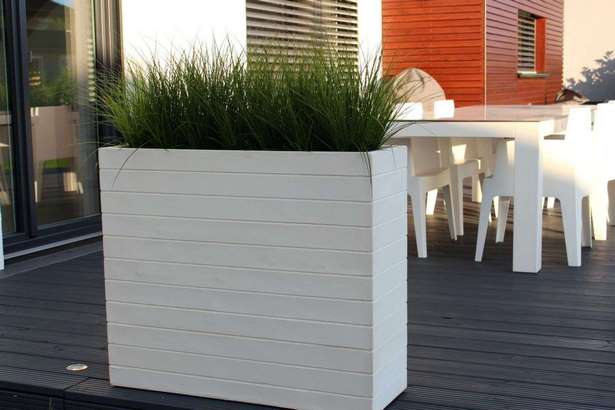 Terrasse wand dekorieren