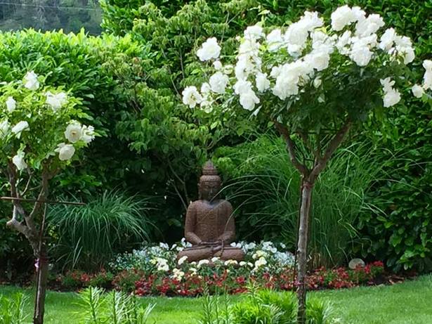 Gartengestaltung mit buddha