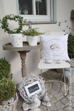 Landhausstil deko garten