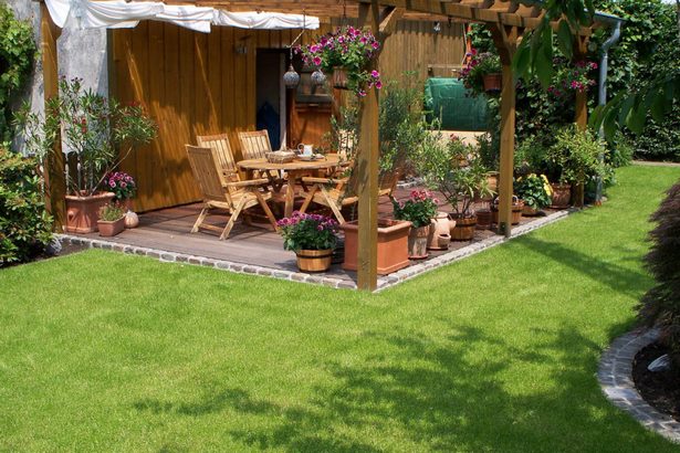 Einfache gartengestaltung