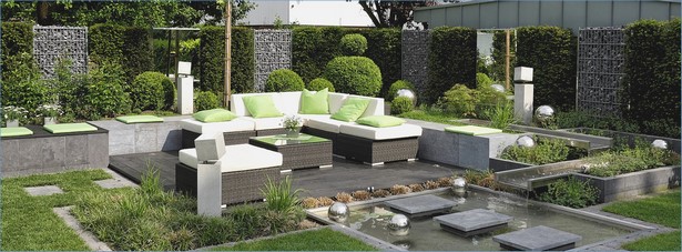 Moderne gartenarchitektur