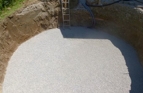 Pool ohne beton