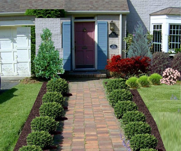 einfache-vorgarten-garten-ideen-10_17 Simple front yard garden ideas