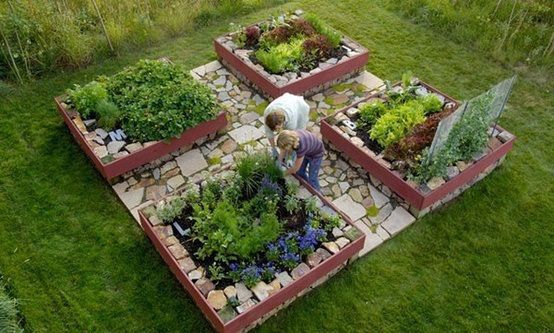 gemusegarten-ideen-designs-erhohte-garten-75 Vegetable garden ideas designs raised gardens
