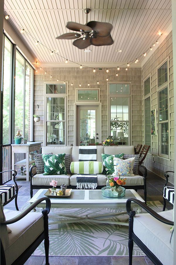 geschirmte-veranda-dekorieren-ideen-70 Screened lanai decorating ideas