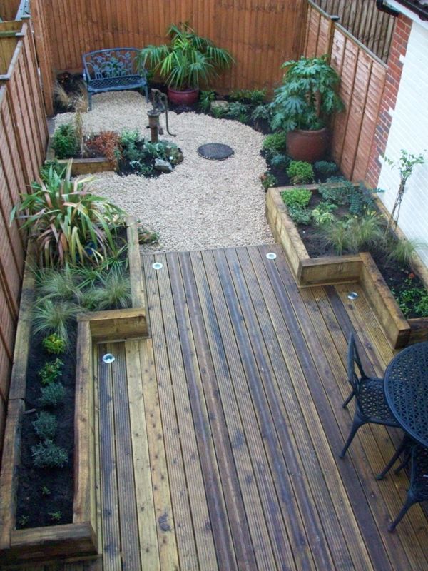 kleine-hinterhof-terrasse-landschaft-ideen-57_15 Small backyard patio landscape ideas