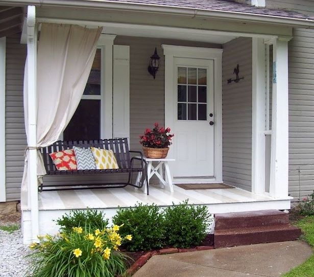 kleine-veranda-design-ideen-61 Small front porch design ideas