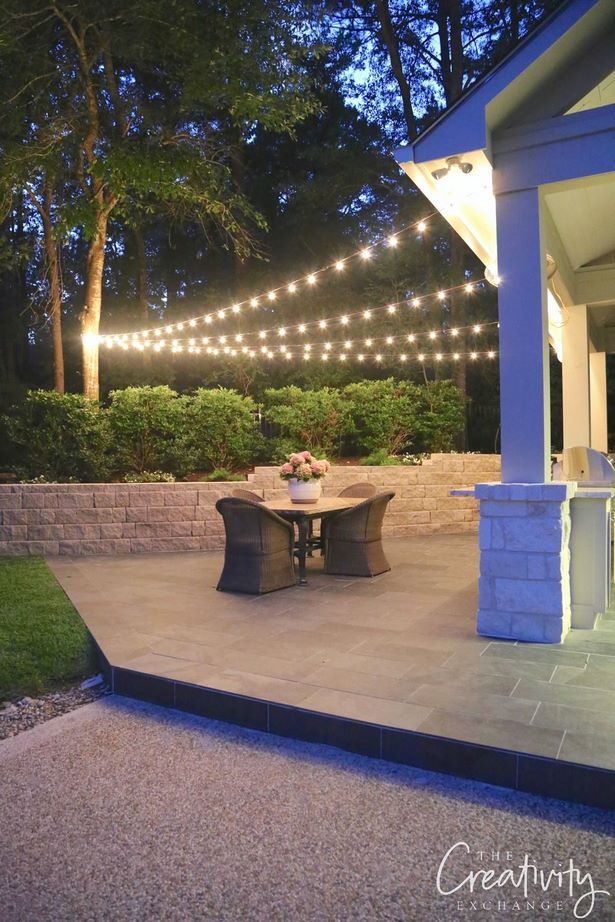 outdoor-patio-licht-ideen-50 Outdoor patio light ideas