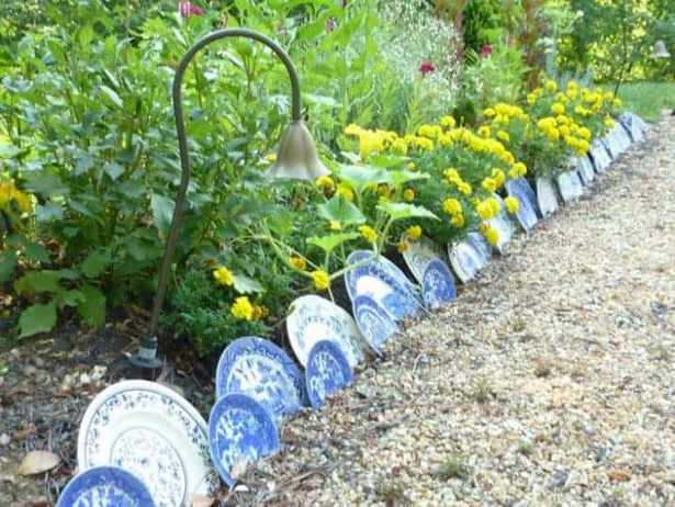 recycelte-garten-kanten-ideen-59 Recycled garden edging ideas