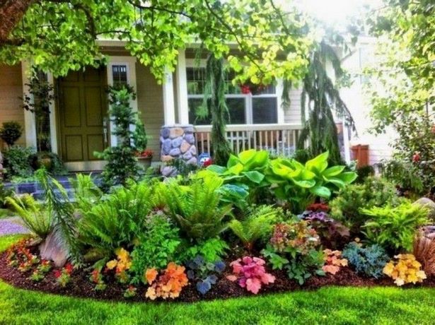 schattige-vorgarten-landschaftsbau-ideen-11_8 Shady front yard landscaping ideas