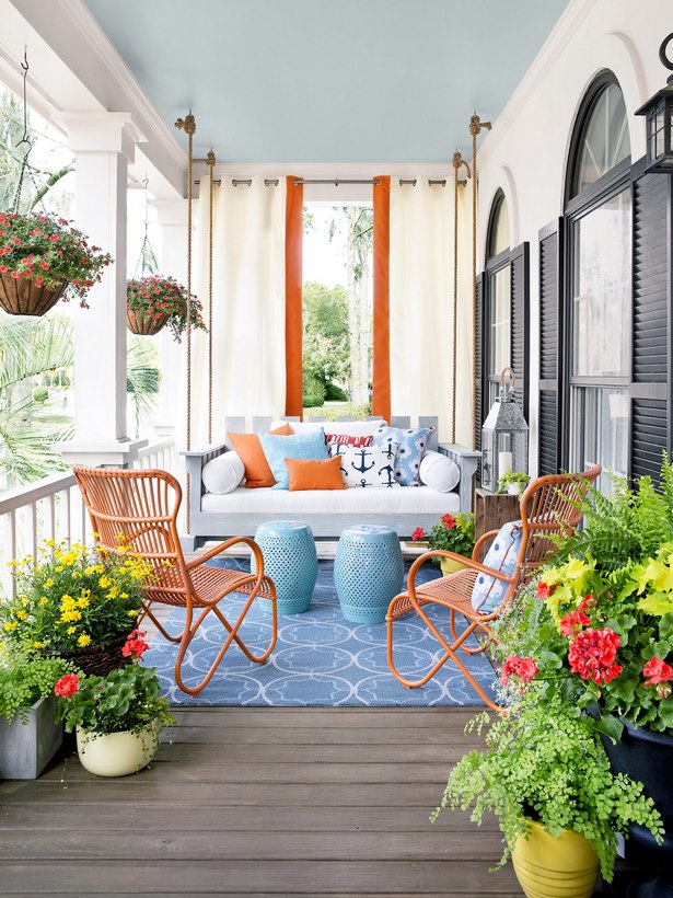 veranda-im-freien-ideen-27 Outdoor front porch ideas