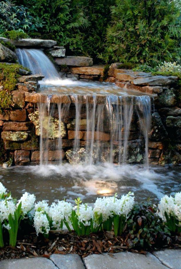 Garten wasserfall