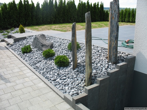 Gartengestaltung mit ziersteinen