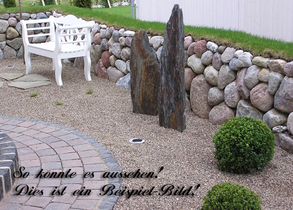 Garten deko steine