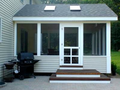 Abgeschirmt in der hinteren Veranda Ideen