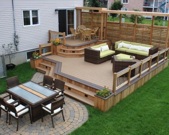 Hinterhof deck und Terrasse Ideen