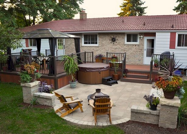 Hinterhof deck und Terrasse Ideen