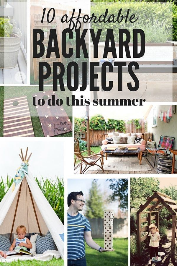 Hinterhof Ideen für Billig