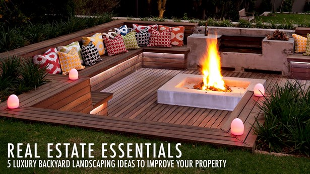 Ideen für Hinterhof Landschaftsbau