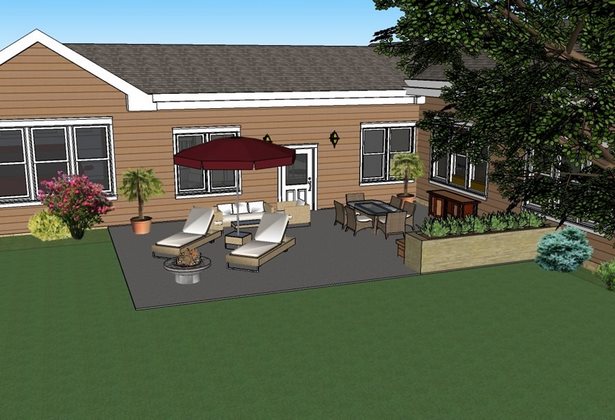 Terrasse layout Ideen