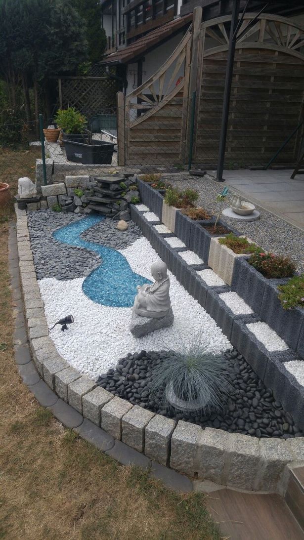 Garten kieselsteine