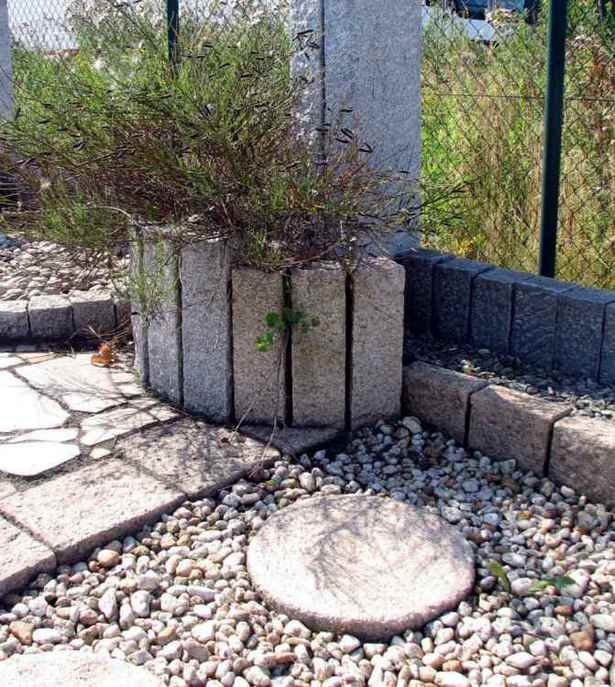 Gartengestaltung kies und schotter