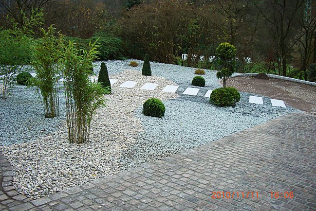 Gartengestaltung schotter