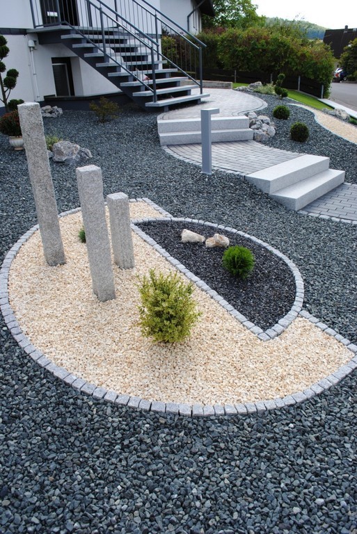 Gartengestaltung splitt