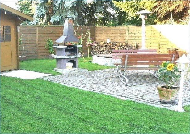 Grillecke im garten bauen