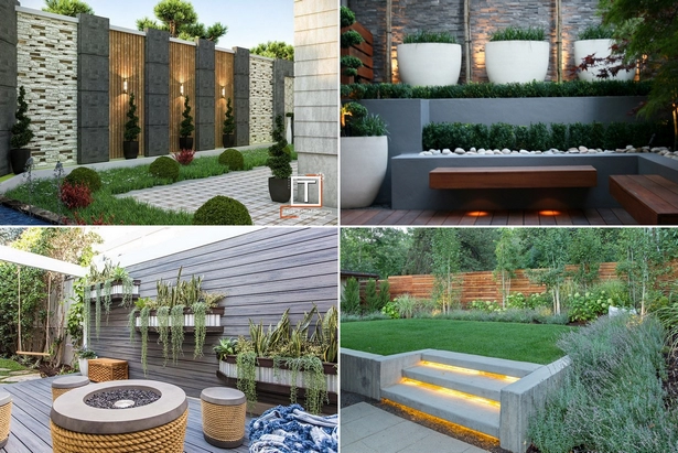 moderne-gartenmauer-gestaltung-001 Moderne Gartenmauer-Gestaltung