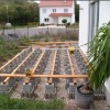Garten terrasse bauen stein