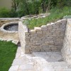 Gartengestaltung mit steinmauern