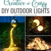 Diy outside lighting ideas