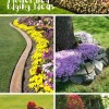 Easy flower bed edging ideas
