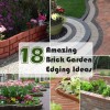 Garden brick edging ideas