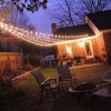 Outdoor patio string lighting ideas