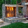 Outdoor spa landscaping ideas