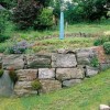Garten steinmauer