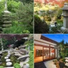 Gartenverzierungen im japanischen Stil