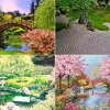 Gemälde japanischer Gärten