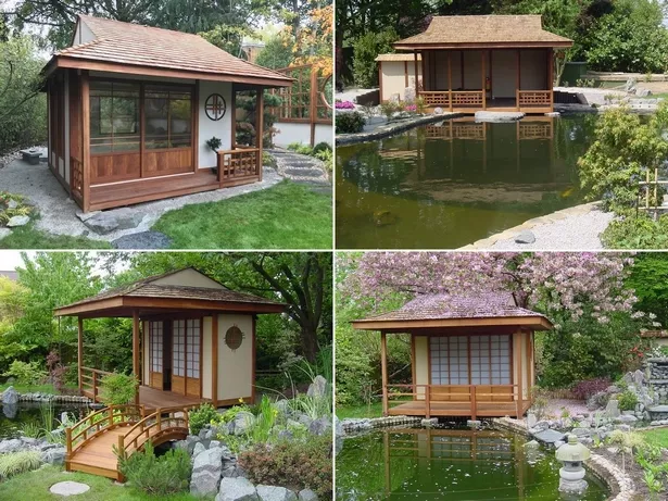 Japanische Gartengebäude