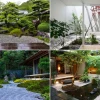 Japanisches Hausgartendesign