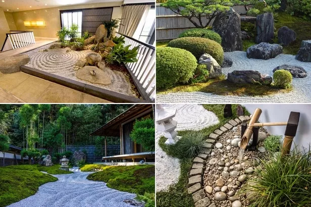 Kleiner japanischer Steingarten